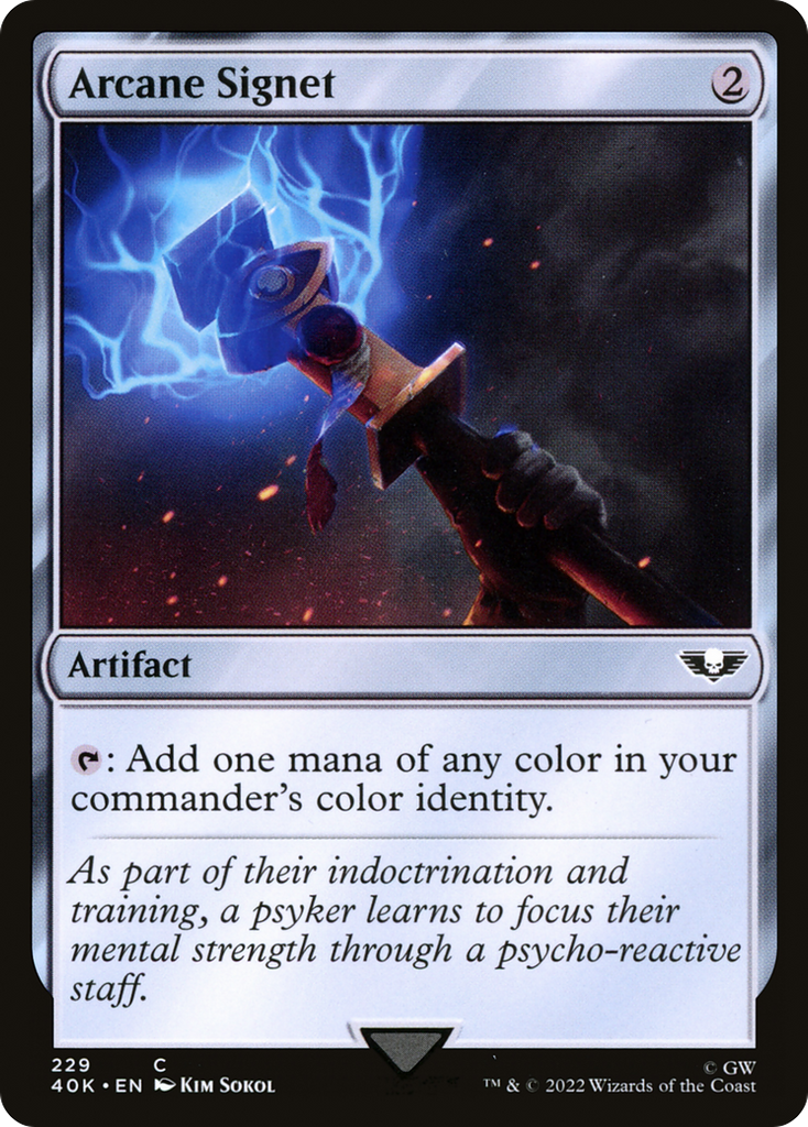 Magic: The Gathering - Arcane Signet - Warhammer 40000 Commander