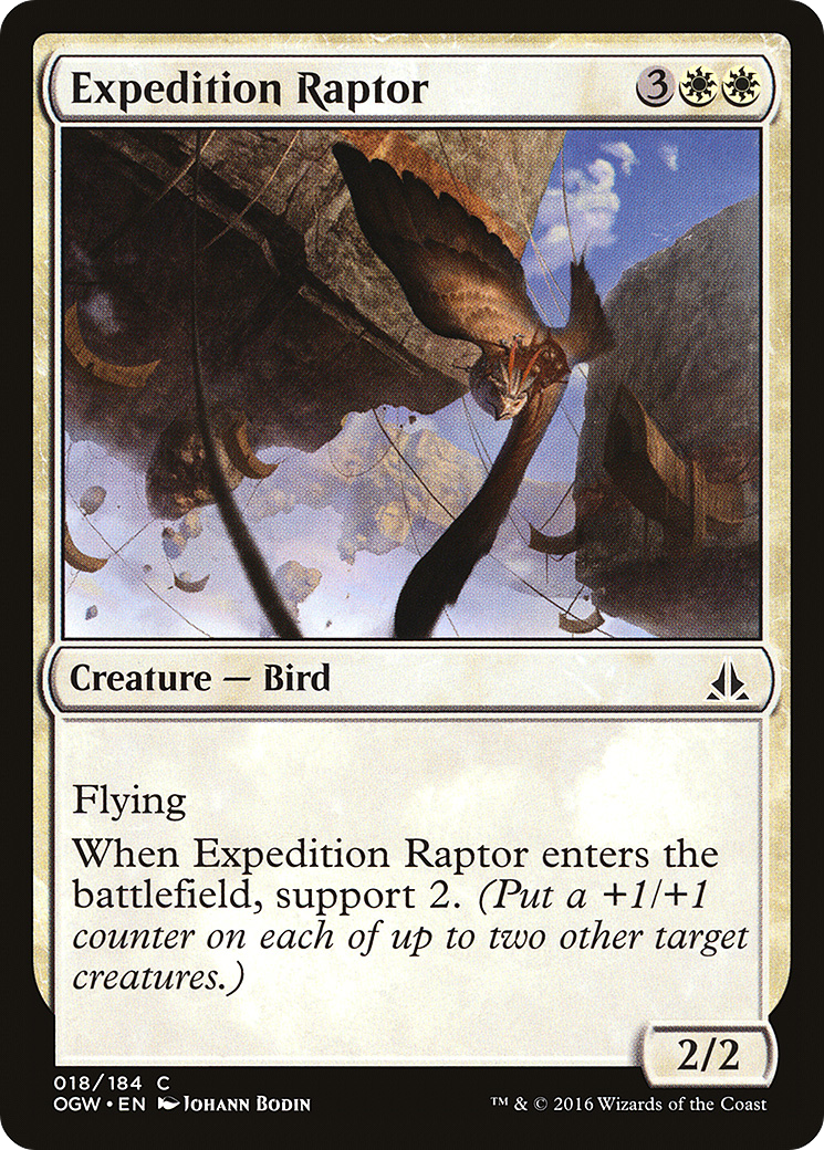 Magic: The Gathering - Expedition Raptor Foil - Oath of the Gatewatch