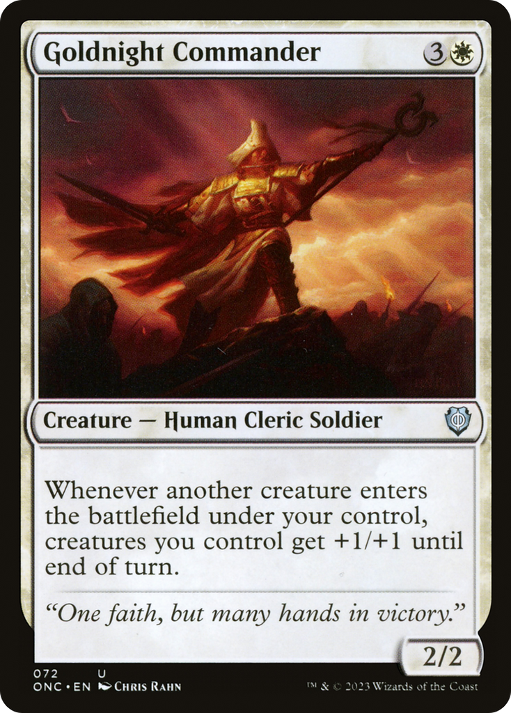 Magic: The Gathering - Goldnight Commander - Phyrexia: All Will Be One Commander