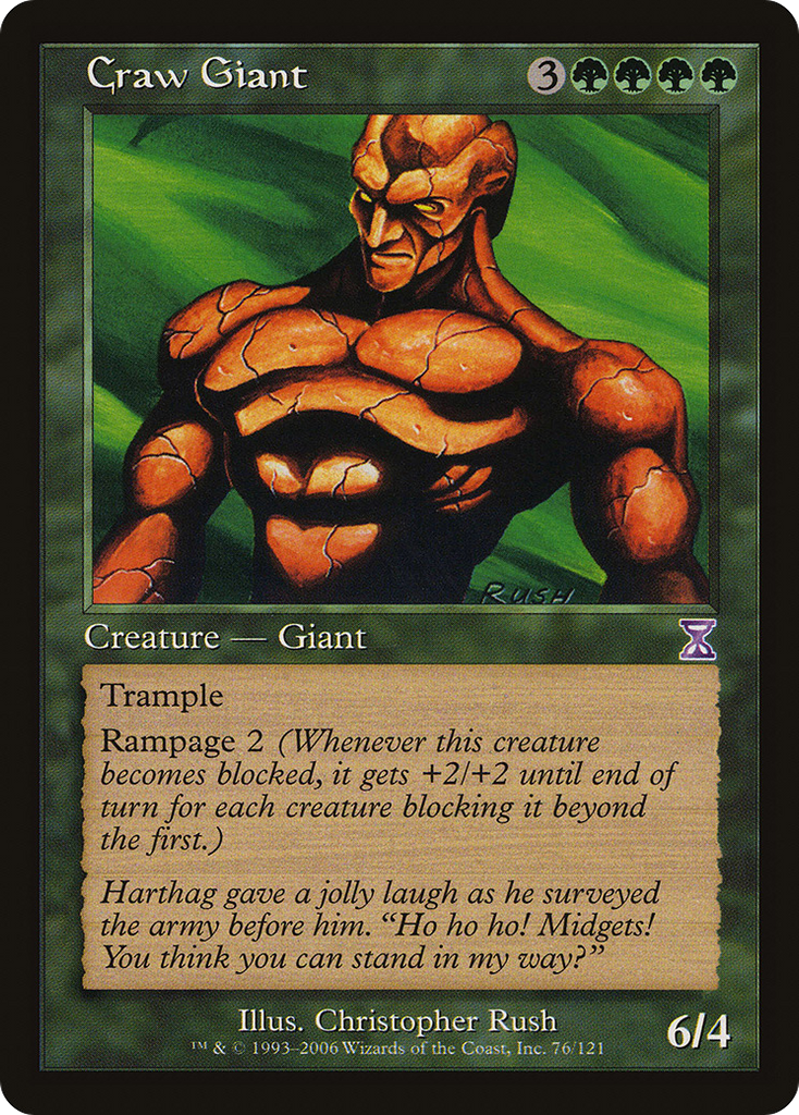 Magic: The Gathering - Craw Giant - Time Spiral Timeshifted