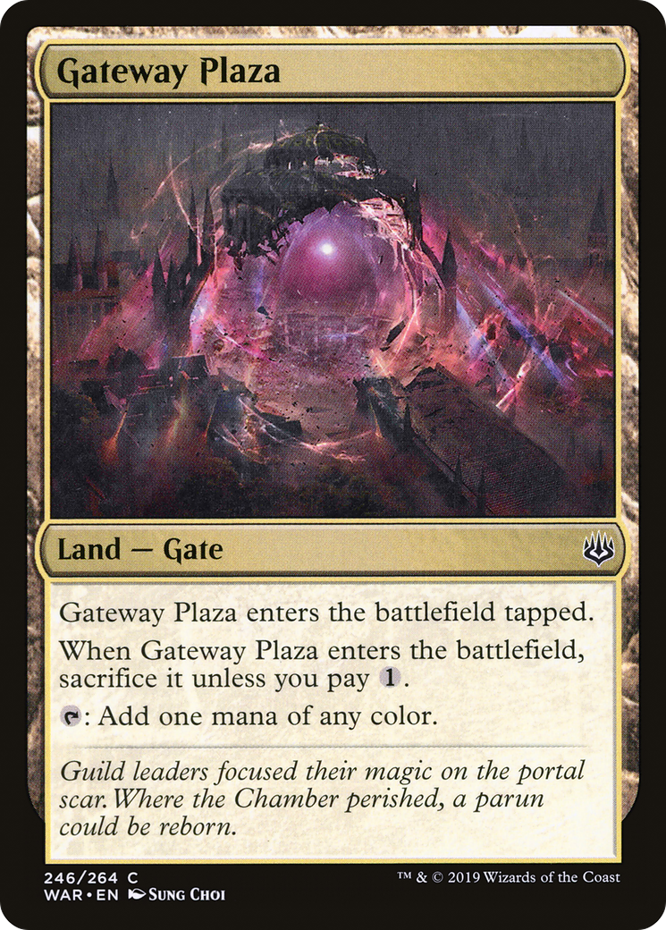 Magic: The Gathering - Gateway Plaza Foil - War of the Spark