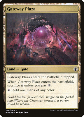 Magic: The Gathering - Gateway Plaza Foil - War of the Spark