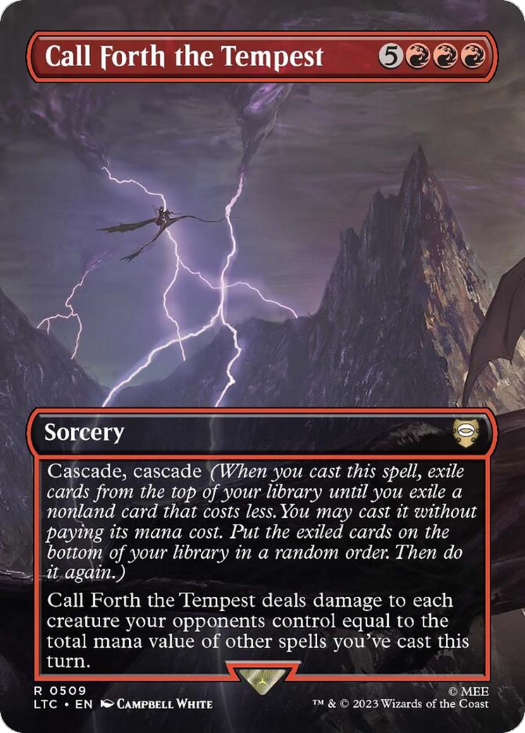 Magic: The Gathering - Call Forth the Tempest Foil - Tales of Middle-earth Commander