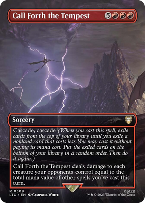 Magic: The Gathering - Call Forth the Tempest Foil - Tales of Middle-earth Commander