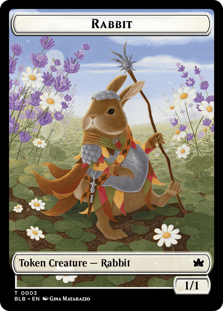 Magic: The Gathering - Rabbit Token - Bloomburrow Tokens