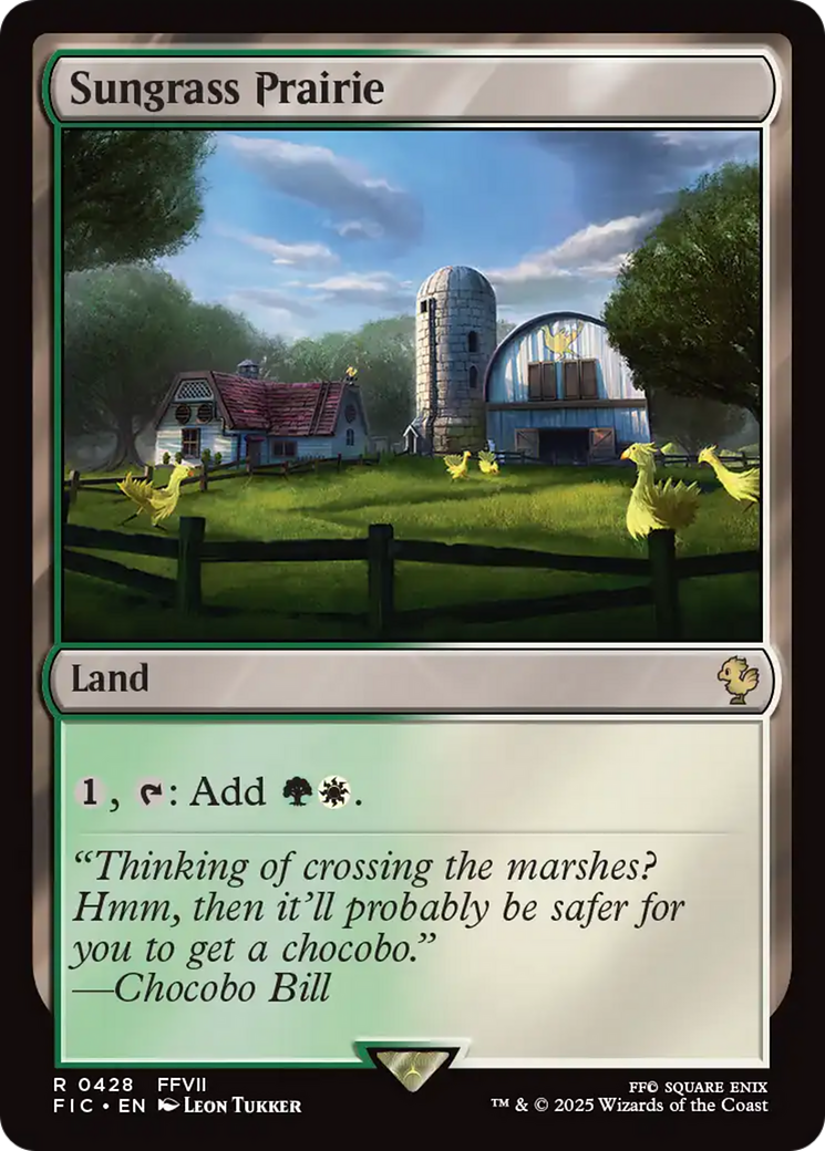 Magic: The Gathering - Sungrass Prairie - Final Fantasy Commander