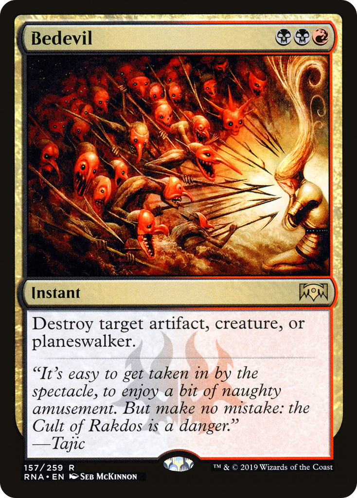 Magic: The Gathering - Bedevil Foil - Ravnica Allegiance