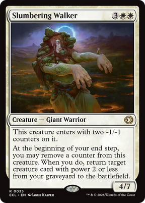 Magic: The Gathering - Slumbering Walker - Lorwyn Eclipsed