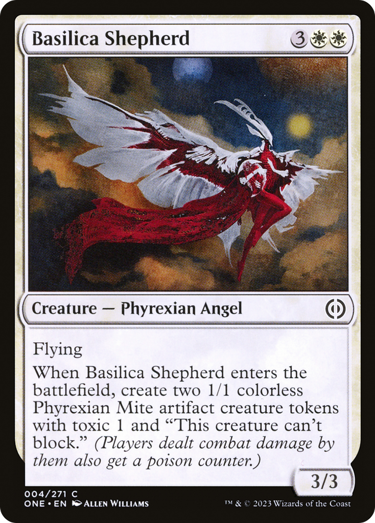 Magic: The Gathering - Basilica Shepherd Foil - Phyrexia: All Will Be One