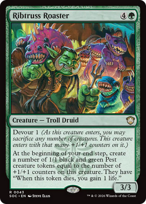 Magic: The Gathering - Ribtruss Roaster - Secrets of Strixhaven Commander