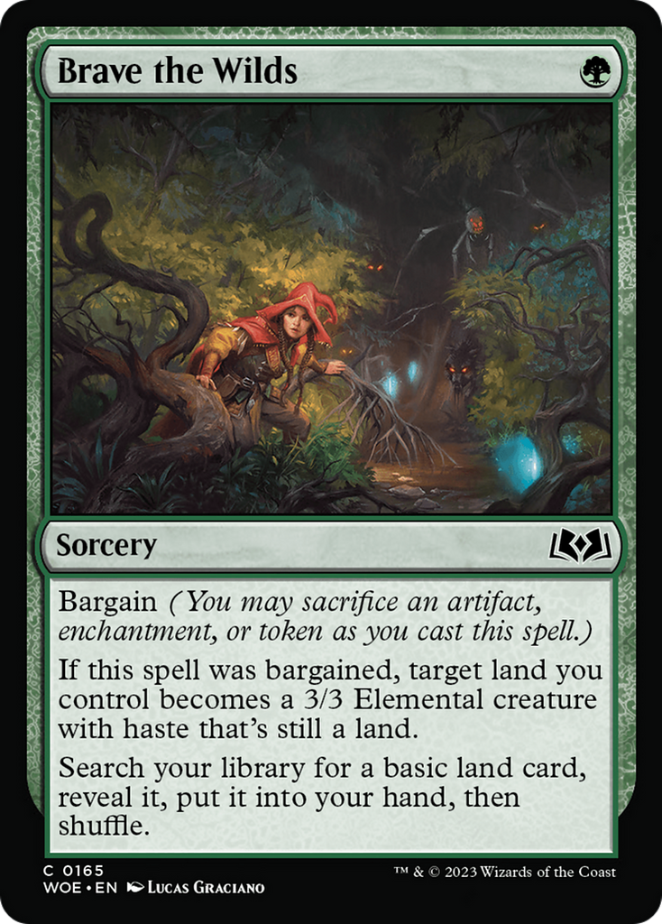 Magic: The Gathering - Brave the Wilds Foil - Wilds of Eldraine