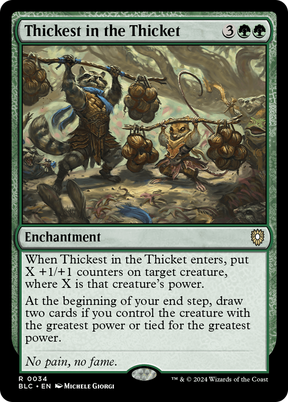 Magic: The Gathering - Thickest in the Thicket - Bloomburrow Commander