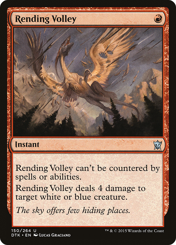 Magic: The Gathering - Rending Volley Foil - Dragons of Tarkir