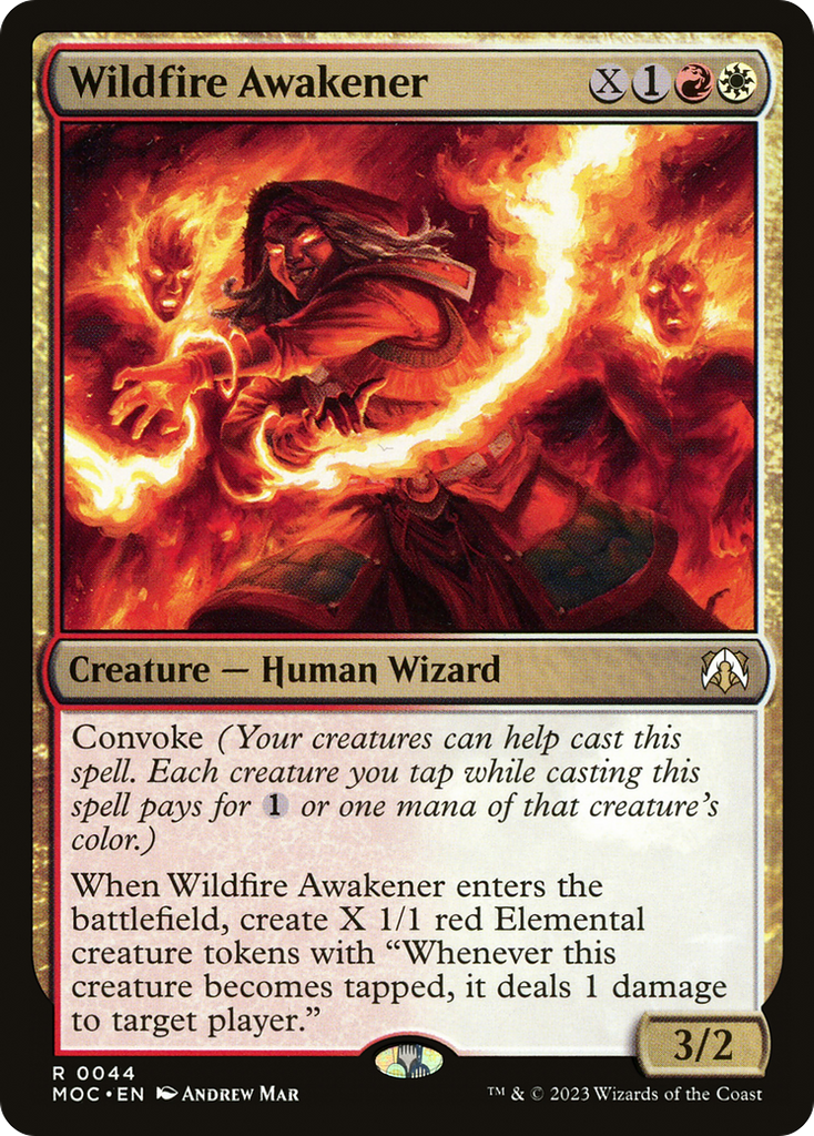 Magic: The Gathering - Wildfire Awakener - March of the Machine Commander