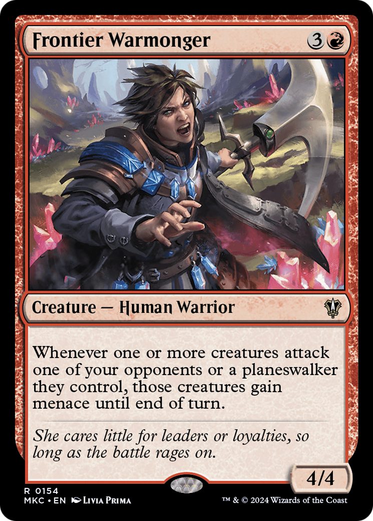 Magic: The Gathering - Frontier Warmonger - Murders at Karlov Manor Commander