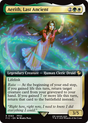 Magic: The Gathering - Aerith, Last Ancient - Final Fantasy Commander