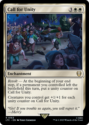 Magic: The Gathering - Call for Unity - Tales of Middle-earth Commander