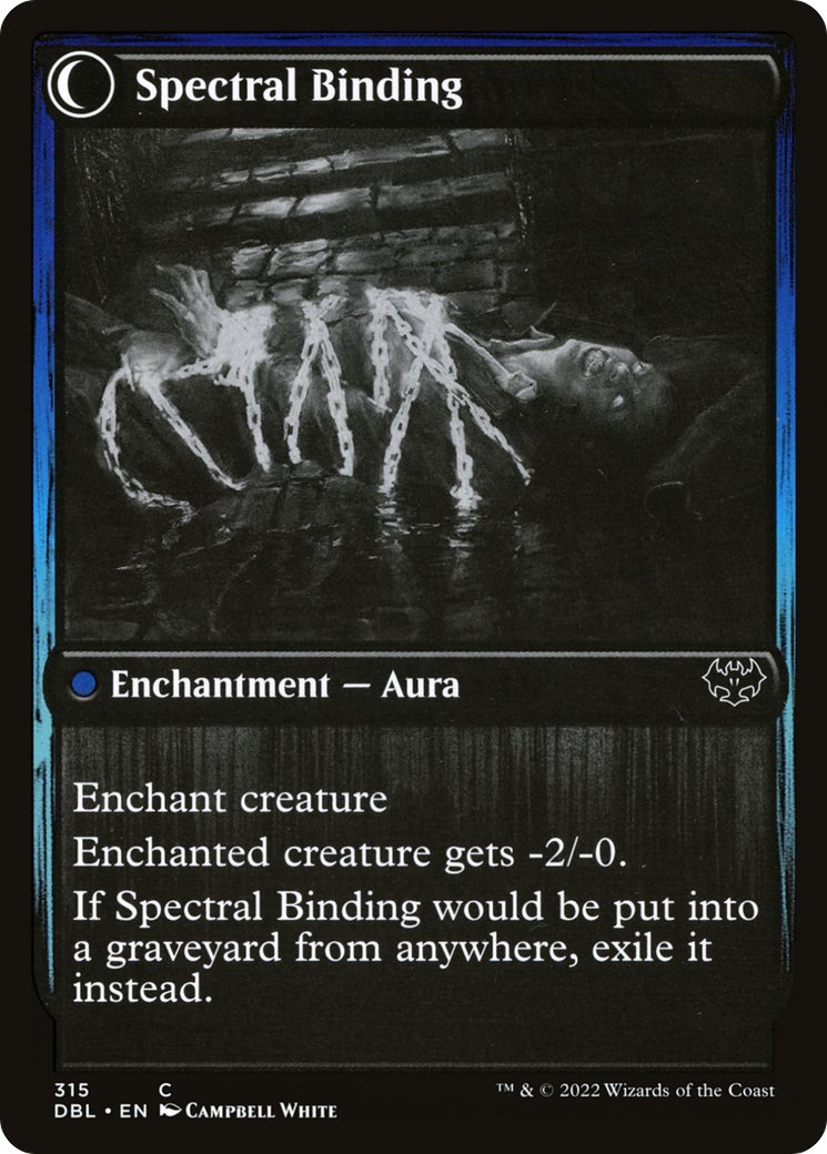 Magic: The Gathering - Binding Geist // Spectral Binding Foil - Innistrad: Double Feature