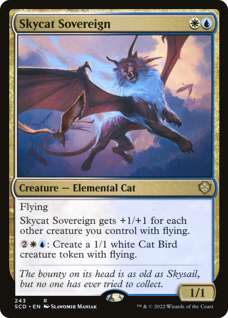 Magic: The Gathering - Skycat Sovereign - Starter Commander Decks