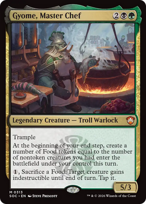 Magic: The Gathering - Gyome, Master Chef - Secrets of Strixhaven Commander