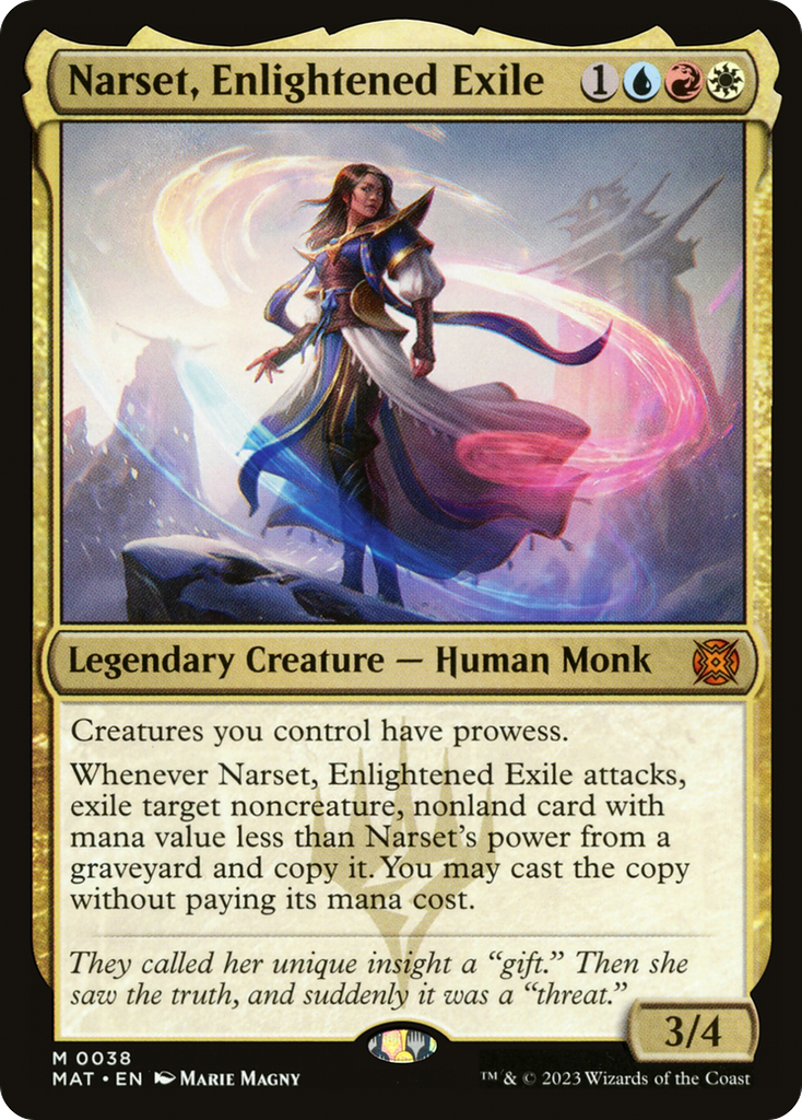 Magic: The Gathering - Narset, Enlightened Exile Foil - March of the Machine: The Aftermath