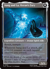 Magic: The Gathering - Aang, Swift Savior // Aang and La, Ocean's Fury Foil - Avatar: The Last Airbender