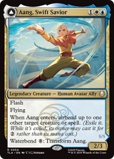 Magic: The Gathering - Aang, Swift Savior // Aang and La, Ocean's Fury Foil - Avatar: The Last Airbender