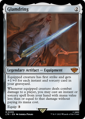 Magic: The Gathering - Glamdring Foil - The Lord of the Rings: Tales of Middle-earth