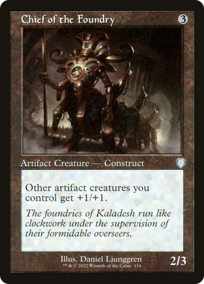 Magic: The Gathering - Chief of the Foundry - The Brothers' War Commander