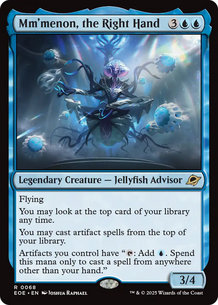Magic: The Gathering - Mm'menon, the Right Hand Foil - Edge of Eternities