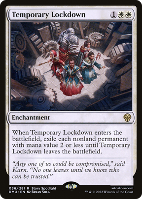 Magic: The Gathering - Temporary Lockdown Foil - Dominaria United