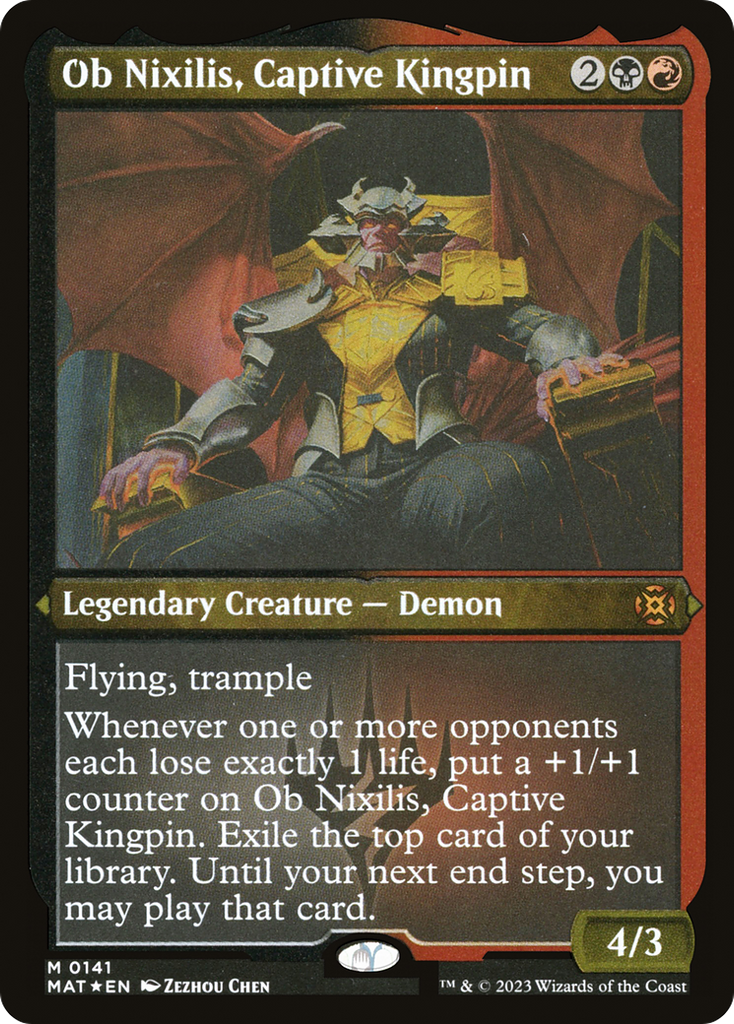 Magic: The Gathering - Ob Nixilis, Captive Kingpin Foil - March of the Machine: The Aftermath