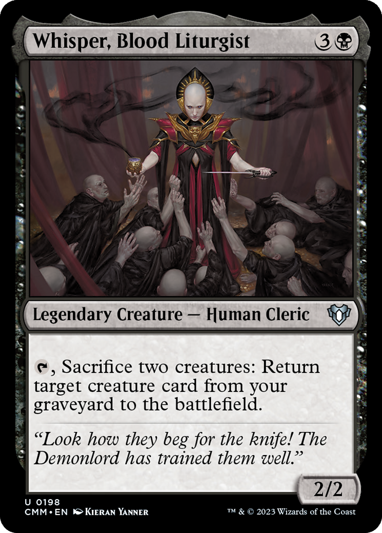 Magic: The Gathering - Whisper, Blood Liturgist - Commander Masters