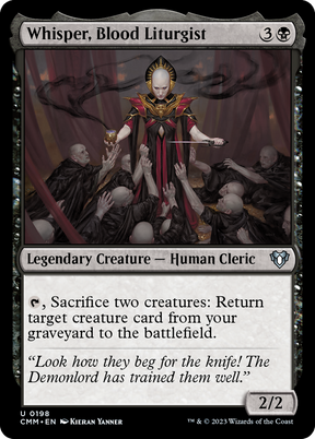 Magic: The Gathering - Whisper, Blood Liturgist - Commander Masters
