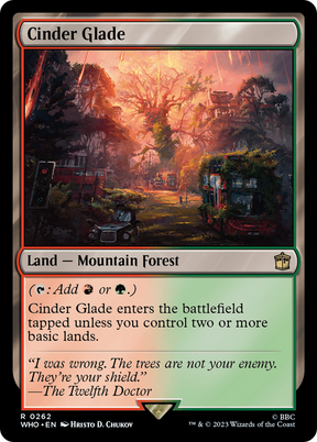 Magic: The Gathering - Cinder Glade Foil - Doctor Who