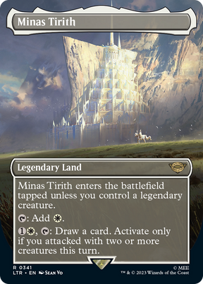 Magic: The Gathering - Minas Tirith Foil - The Lord of the Rings: Tales of Middle-earth