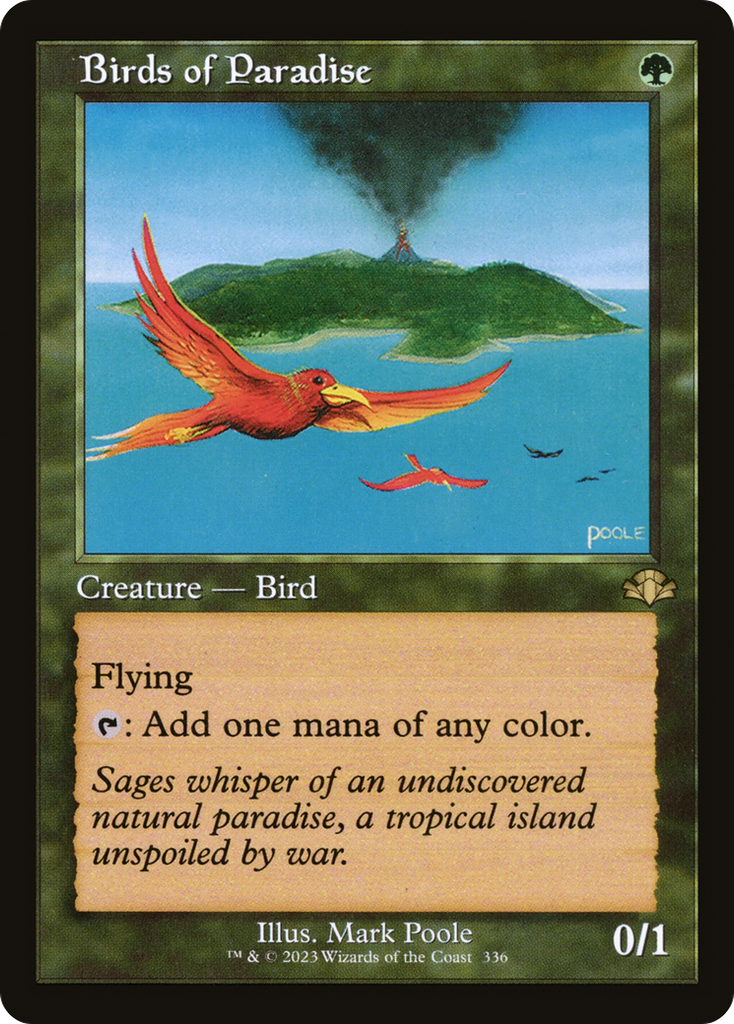 Magic: The Gathering - Birds of Paradise - Dominaria Remastered