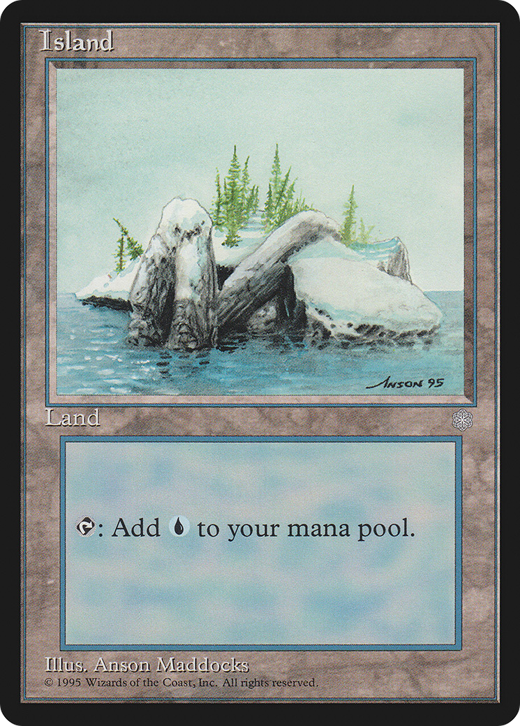 Magic: The Gathering - Island - Ice Age