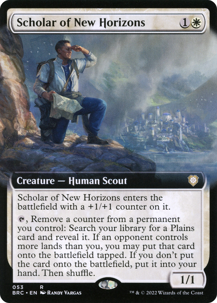 Magic: The Gathering - Scholar of New Horizons Foil - The Brothers' War Commander