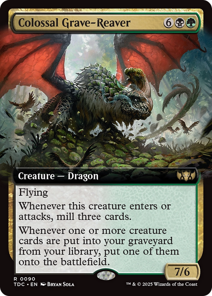 Magic: The Gathering - Colossal Grave-Reaver - Tarkir: Dragonstorm Commander