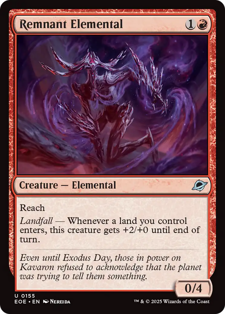 Magic: The Gathering - Remnant Elemental - Edge of Eternities