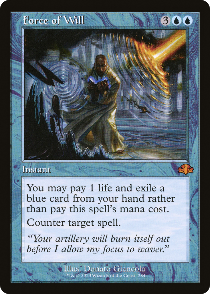 Magic: The Gathering - Force of Will Foil - Dominaria Remastered