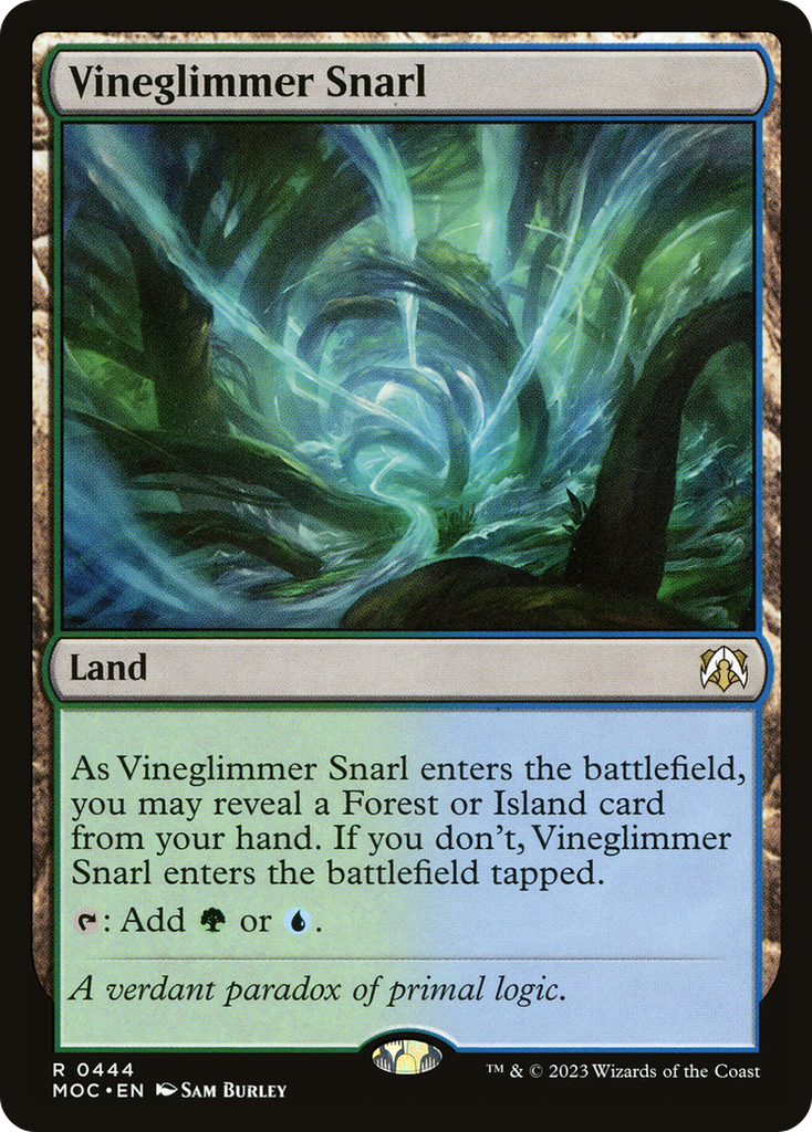 Magic: The Gathering - Vineglimmer Snarl - March of the Machine Commander