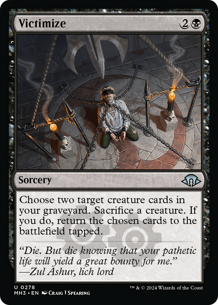 Magic: The Gathering - Victimize - Modern Horizons 3