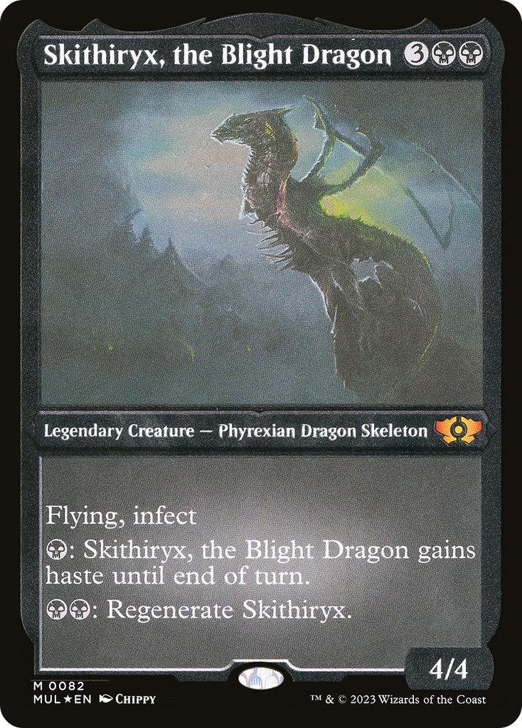 Magic: The Gathering - Skithiryx, the Blight Dragon Foil - Multiverse Legends