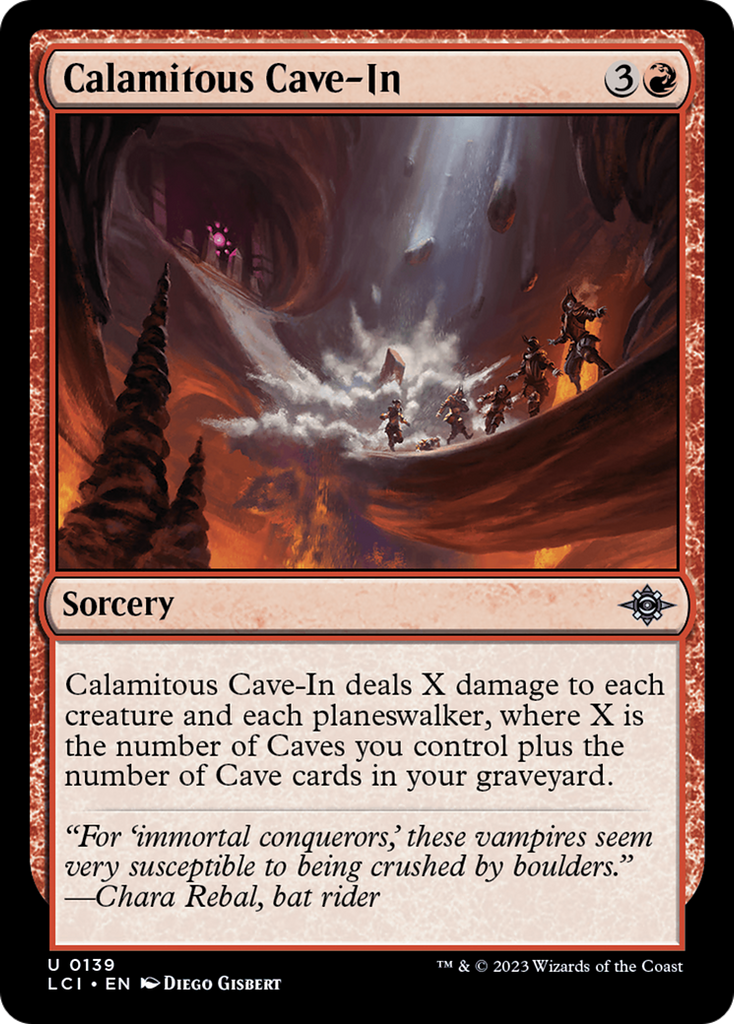 Magic: The Gathering - Calamitous Cave-In - The Lost Caverns of Ixalan