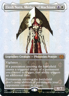 Magic: The Gathering - Elesh Norn, Mother of Machines Foil - Phyrexia: All Will Be One