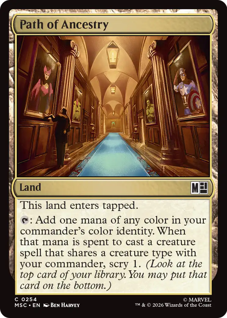 Magic: The Gathering - Path of Ancestry - Marvel Super Heroes Commander