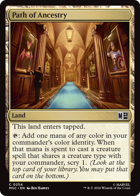 Magic: The Gathering - Path of Ancestry - Marvel Super Heroes Commander