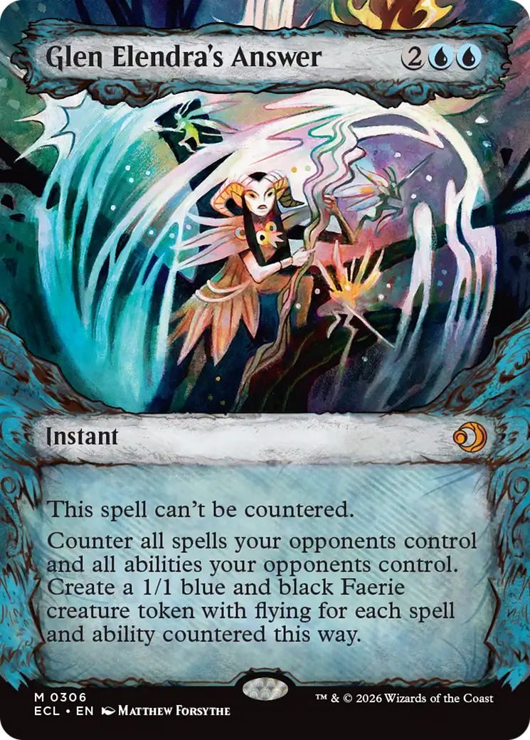 Magic: The Gathering - Glen Elendra's Answer Foil - Lorwyn Eclipsed